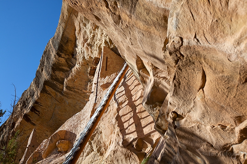 Einstiegsleiter ins Balcony House